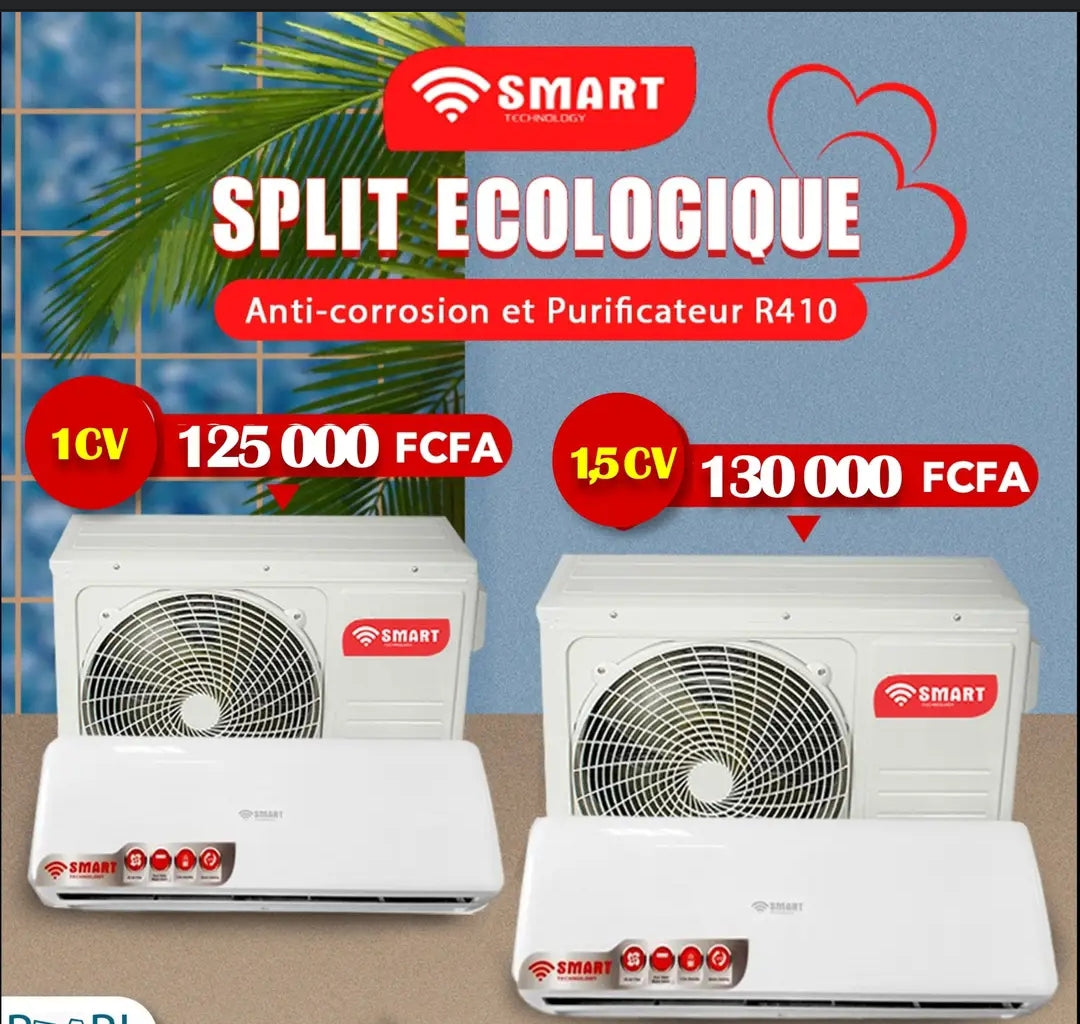 Split smart technology 1 CV , 1,5 CV