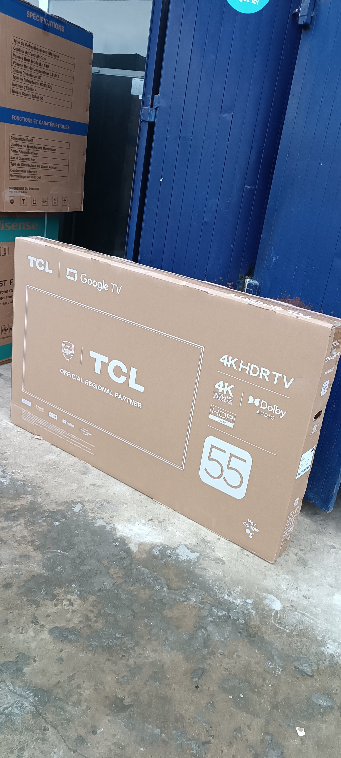 TÉLÉVISION ANDROID TCL 55 POUCES 4K