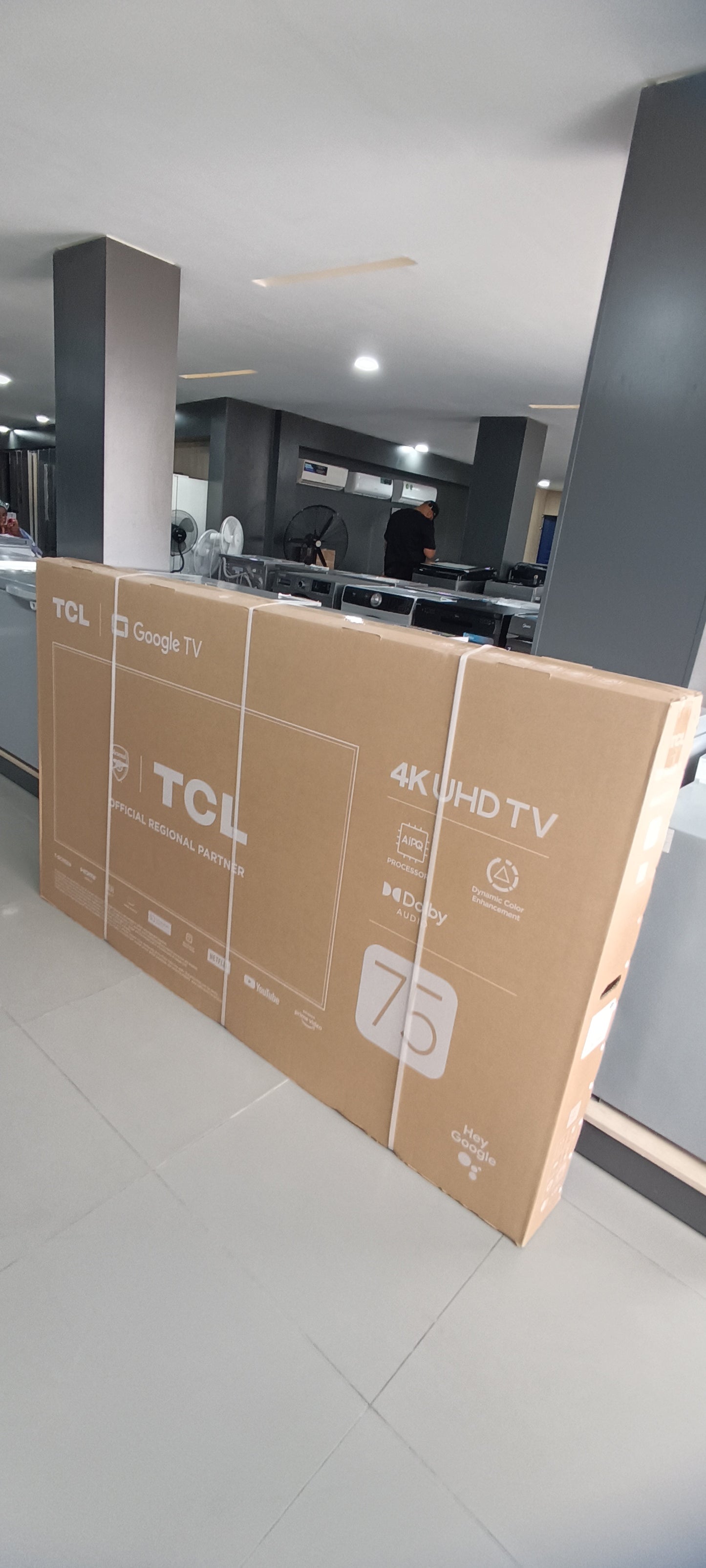 TÉLÉVISION ANDROID TCL 75 POUCES 4K