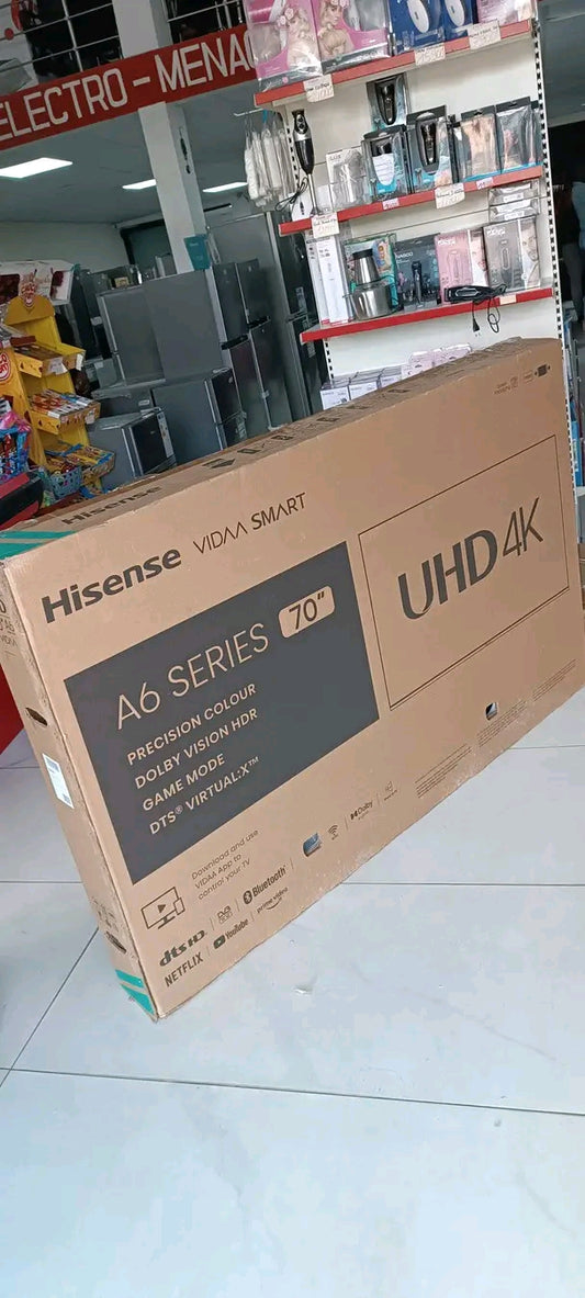 TÉLÉVISION HISENSE 70 POUCES UHD4K