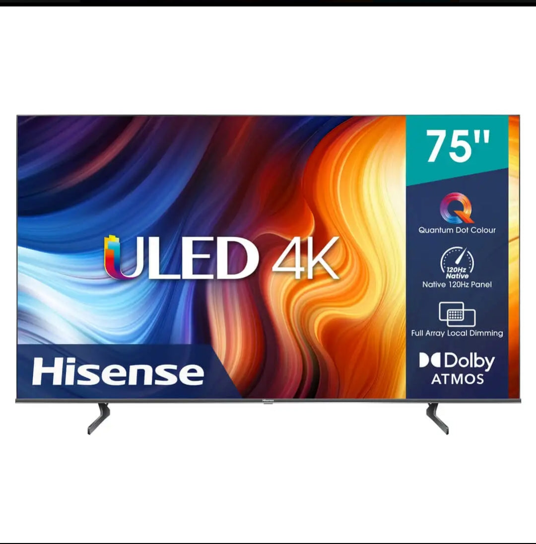 TÉLÉVISION HISENSE 75 POUCES ULED 4K