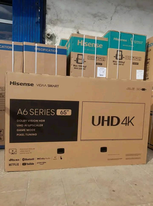 TÉLÉVISION CONNECTÉE HISENSE 65 POUCES UHD4K