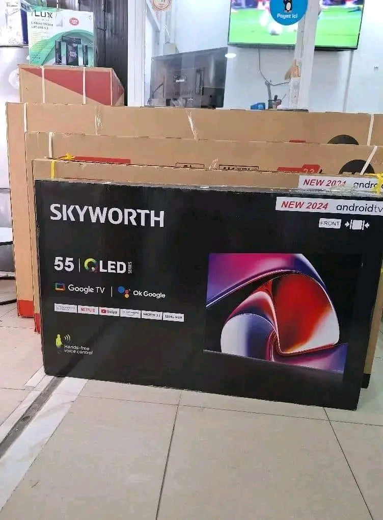 TÉLÉVISION ANDROID SKYWORTH 55 POUCES UHD4K